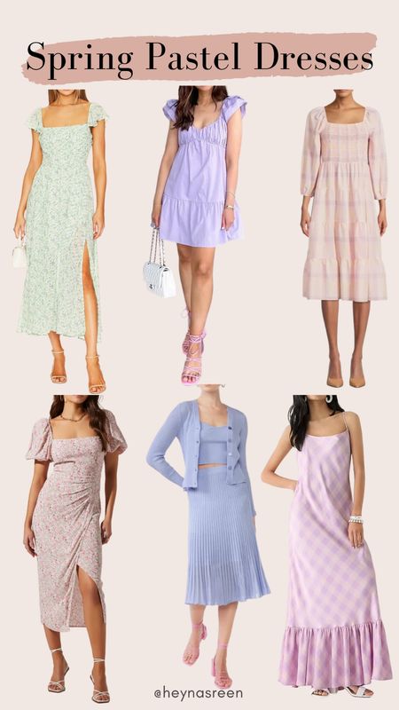 Spring dresses from Revolve, Abercrombie, Walmart, Nordstrom & J.Crew 

#LTKSeasonal