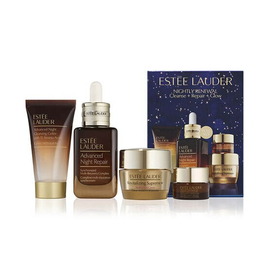 kit estée lauder rotina anti idade limpeza + efeito reparador + glow | Sephora (BR)