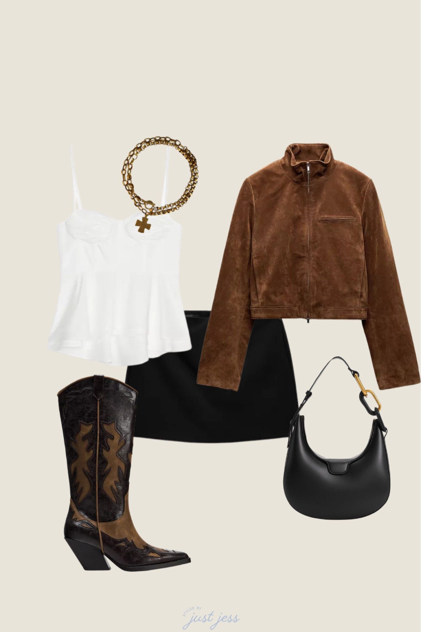 Country concert outfit idea - perfect for the cooler weather as well with this suede jacket from Zara!

// cowboy boots, western outfit, country concert outfits

#LTKStyleTip