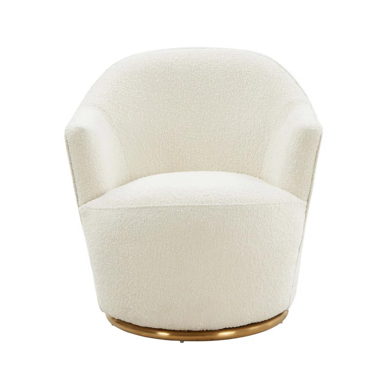 Ramsey Upholstered Swivel Barrel Chair | Wayfair North America