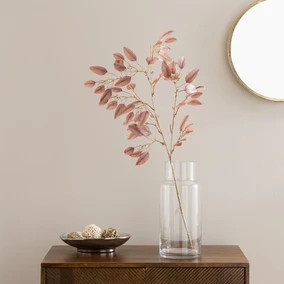 Artificial Brushed Metallic Leaf Spray | Dunelm