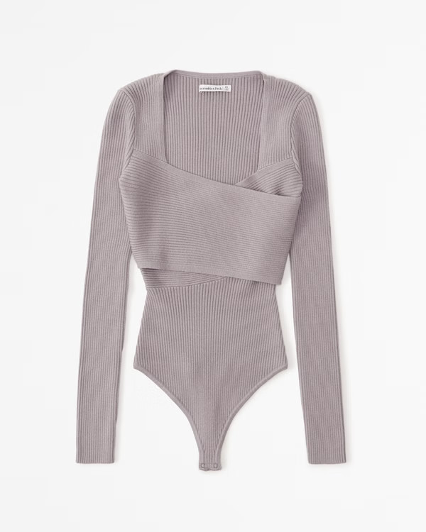 LuxeLoft Wrap Bodysuit | Abercrombie & Fitch (US)