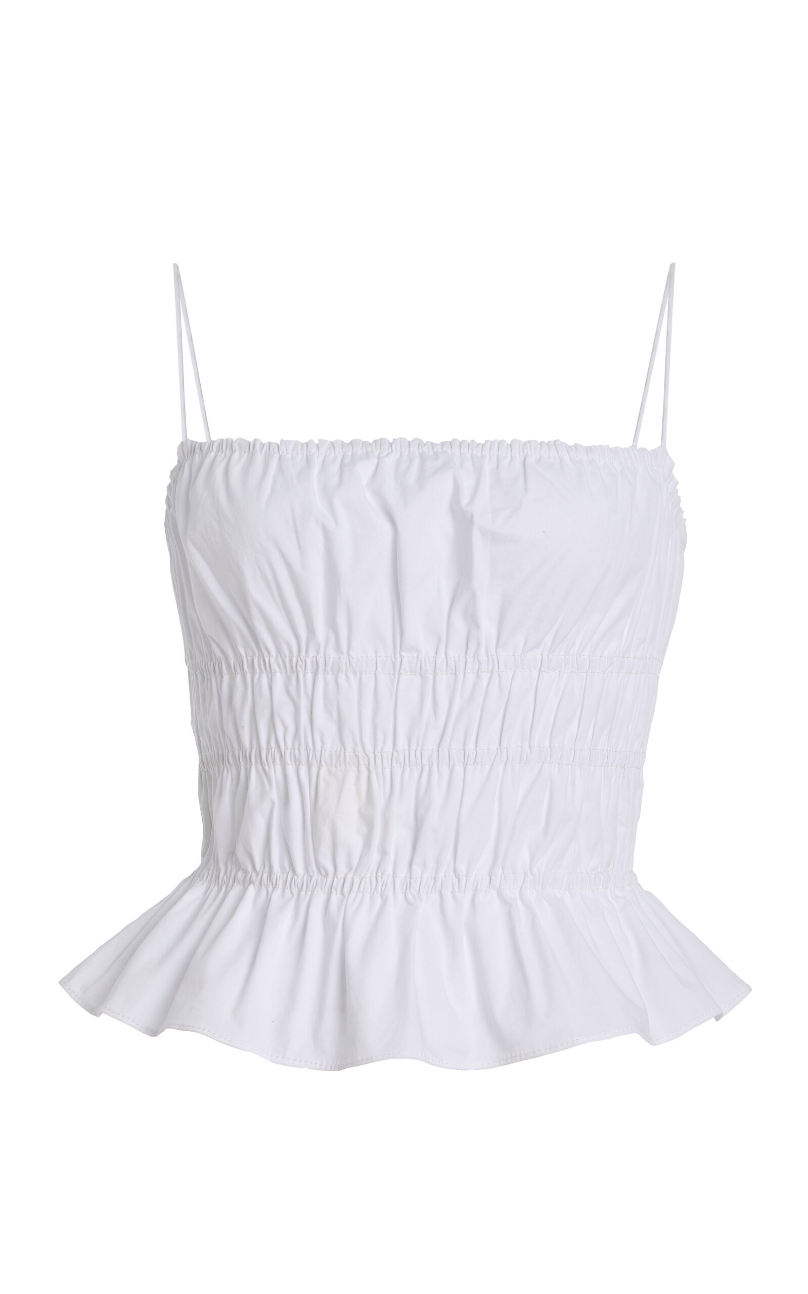 Ayla Smocked Cotton Top | Moda Operandi (Global)