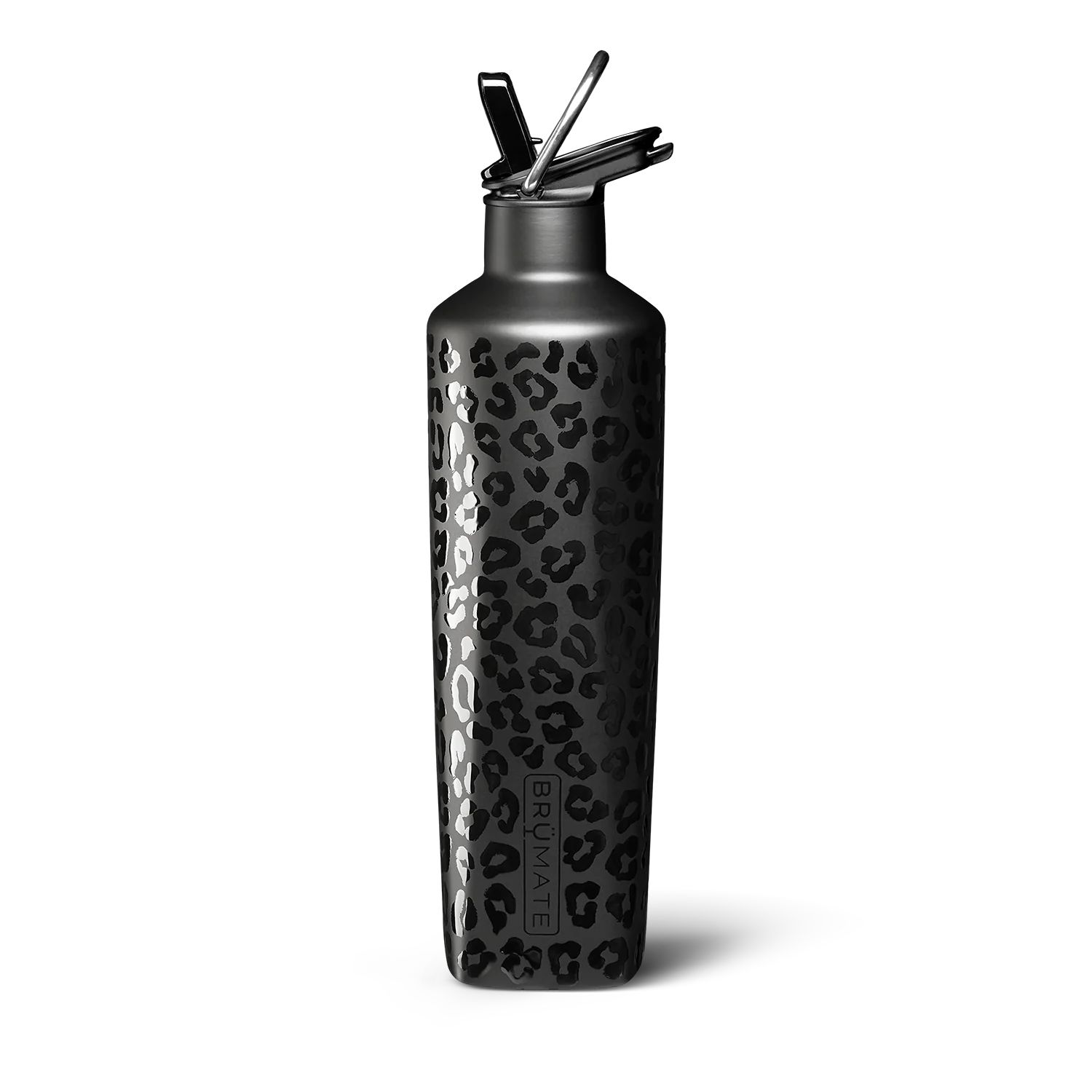 ReHydration 25oz Insulated Water Bottle | Onyx Leopard – BrüMate | Brumate