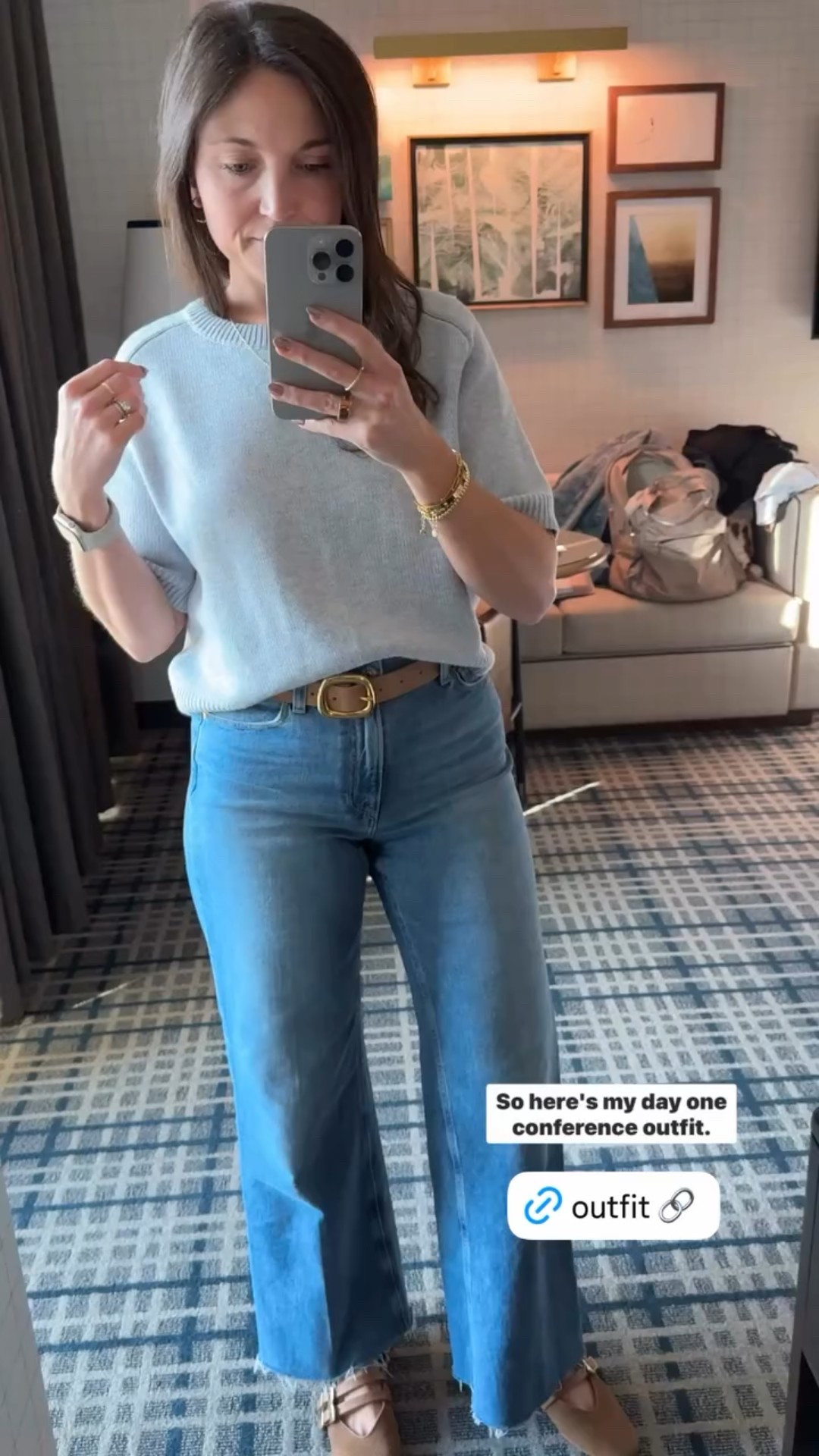 Day 1 LTKCon outfit. Wearing a small in the top. 

#LTKWorkwear #LTKStyleTip #LTKCon