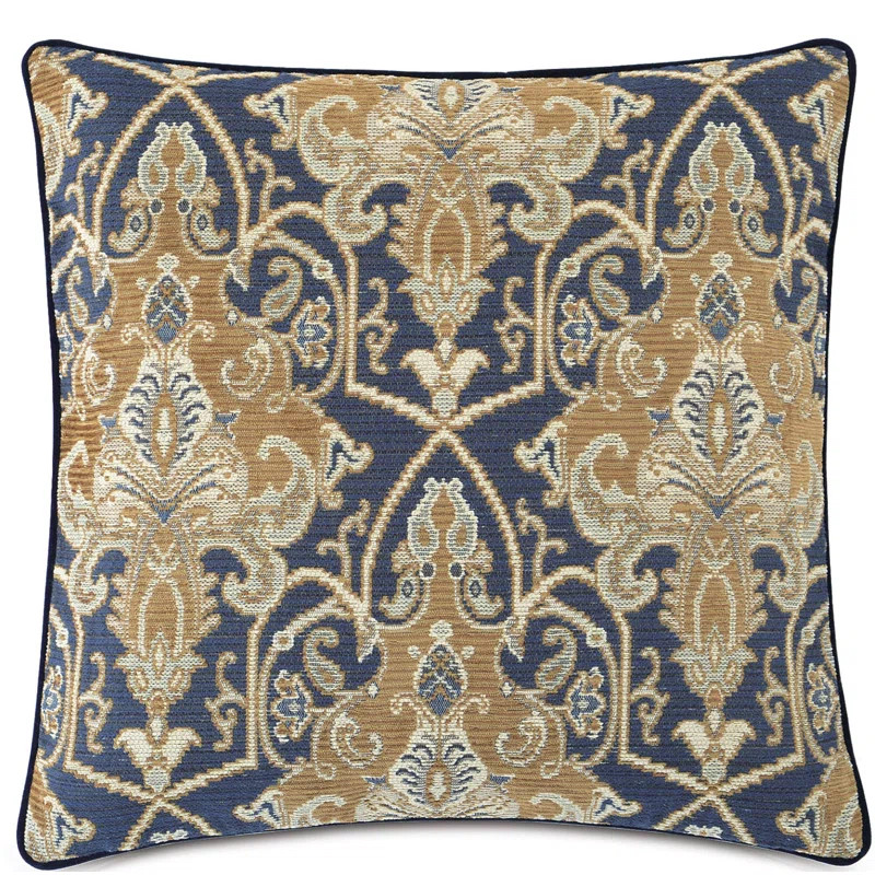 Arthur Ochre with Small Welt Throw Pillow Cover & Insert | Wayfair North America