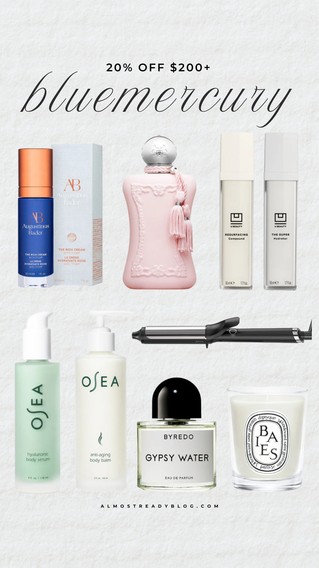 Bluemercury 20% OFF $200+, perfumes for spring, spring fragrances, skincare, bodycare, beauty faves, amanda west, almost ready blog. 

 

#LTKFindsUnder100