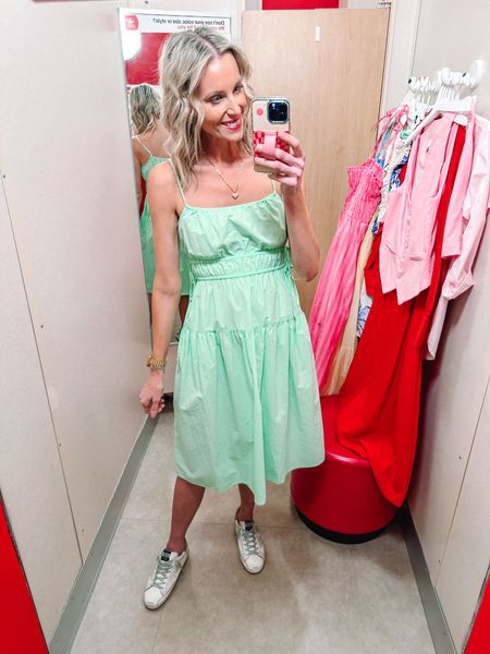 Another one of my favorites from Target for Spring and Summer! 

Target try on / midi dress / classic style / sleeveless dress 

#LTKfindsunder50 #LTKfindsunder100