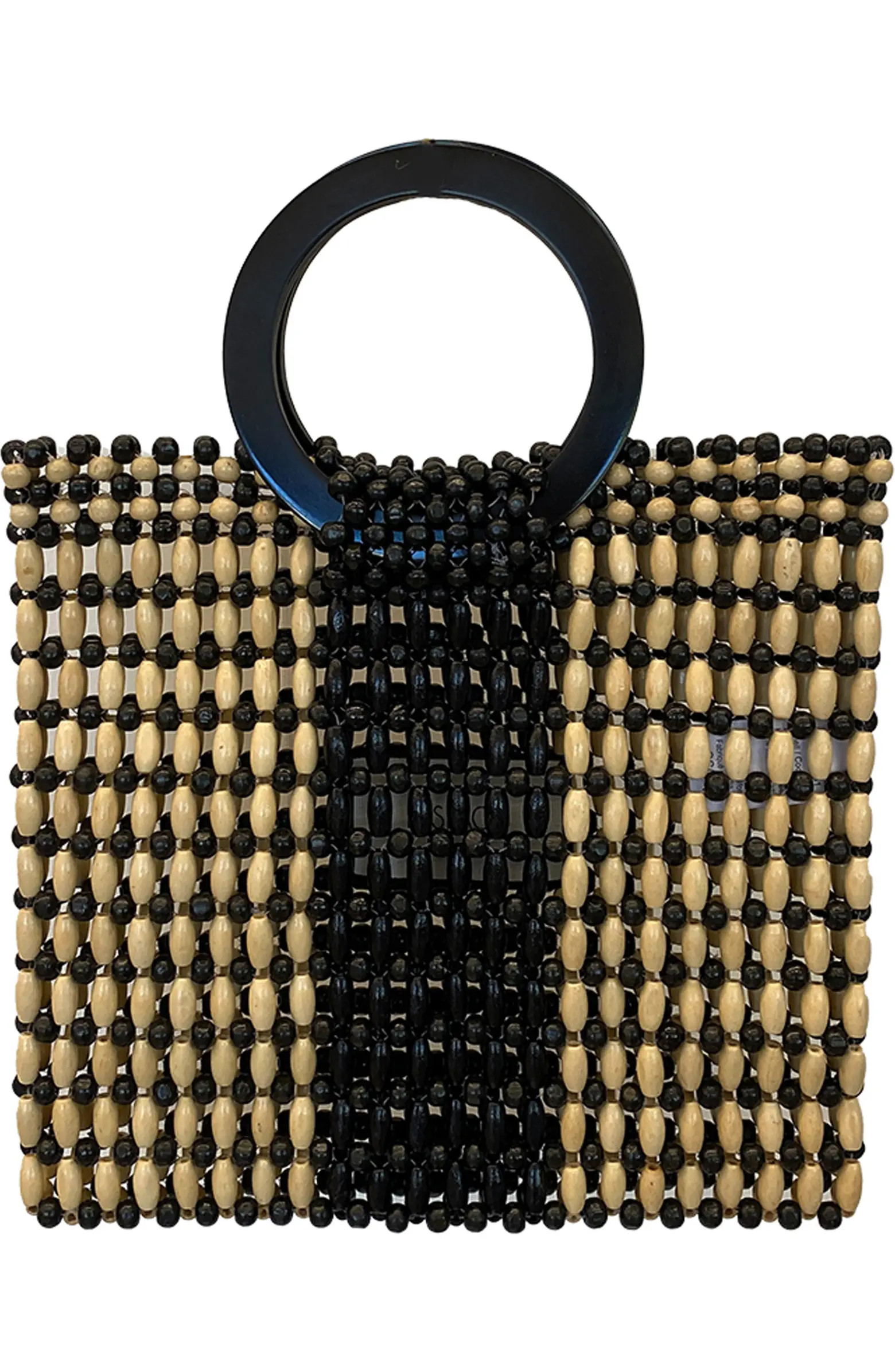 Rocky Wood Beaded Handbag | Nordstrom
