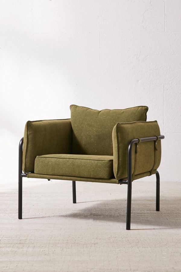 Howell Canvas Arm Chair | Urban Outfitters US