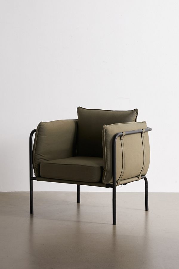 Howell Canvas Arm Chair | Urban Outfitters US