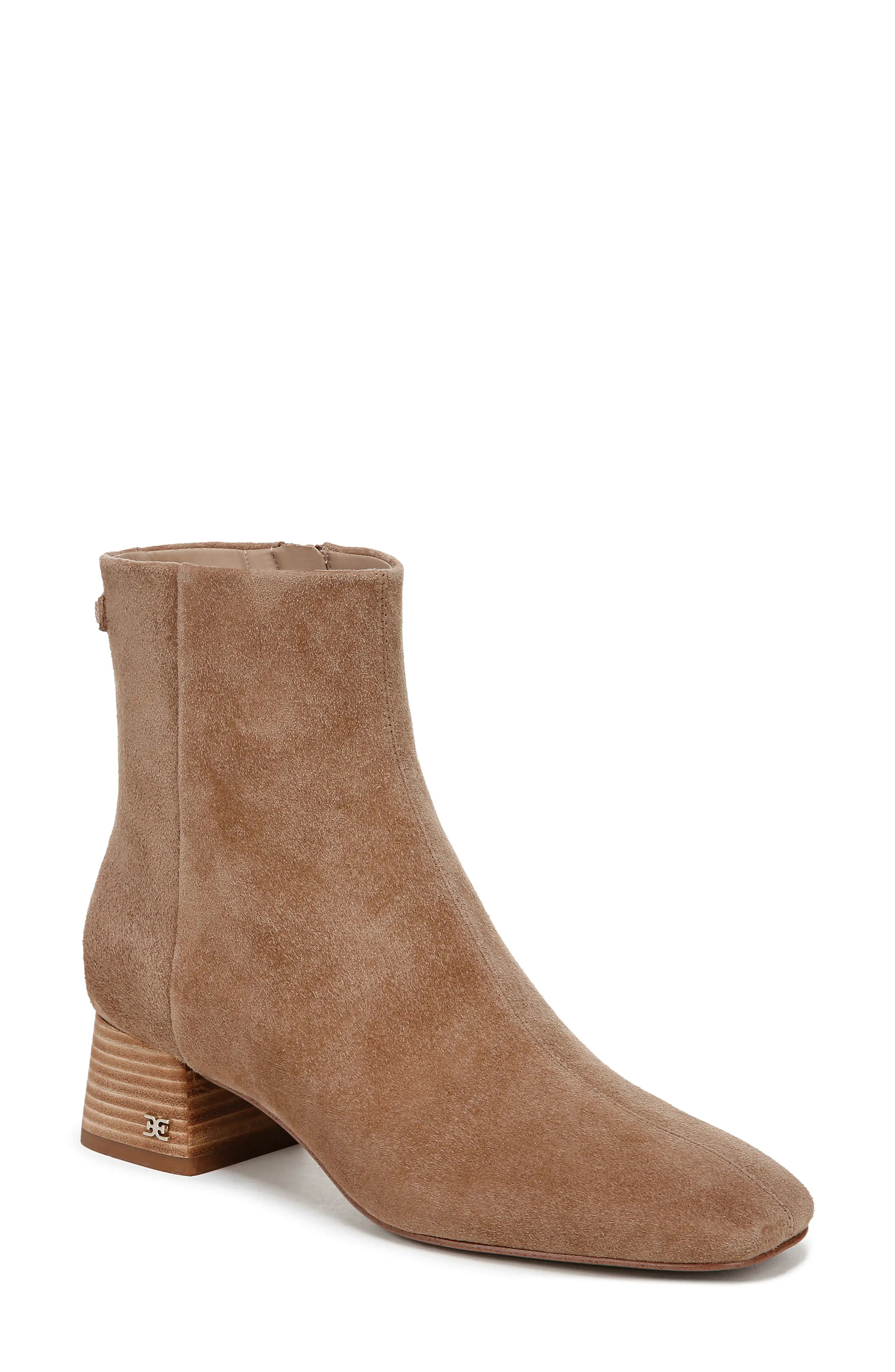 Sam Edelman Paige Bootie in Amber Brown at Nordstrom Rack, Size 7 | Nordstrom Rack