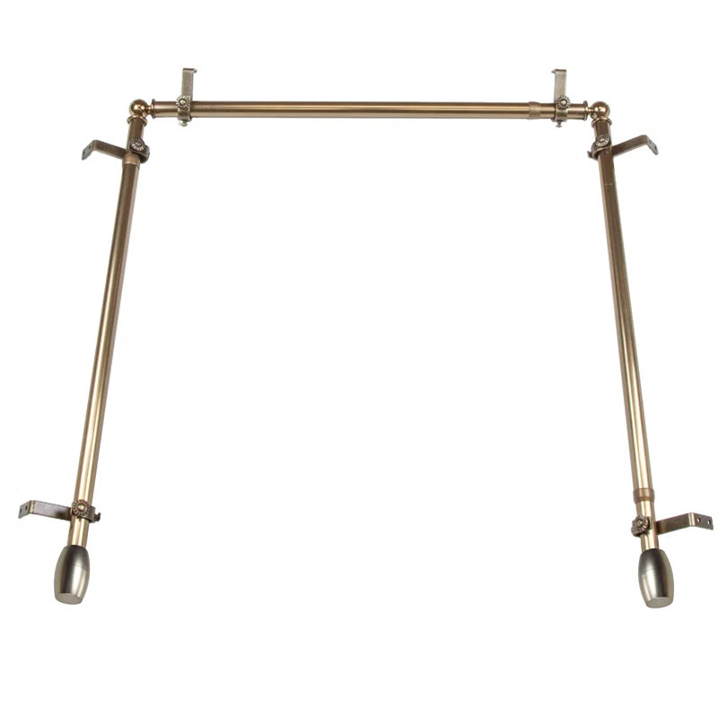 Fleur De Lis Living Maymie Three Sided Single Curtain Rod & Reviews | Wayfair | Wayfair North America