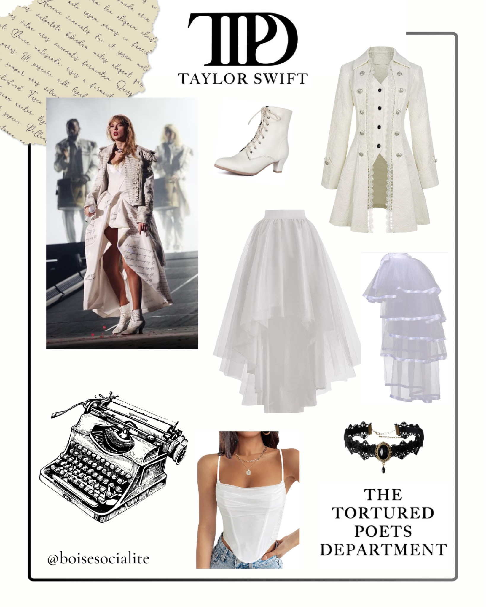 The Tortured Poets Department Taylor Swift Eras Tour. Who's Afraid of Little Ole Me #LTKFestival

#LTKFindsUnder100 #LTKStyleTip