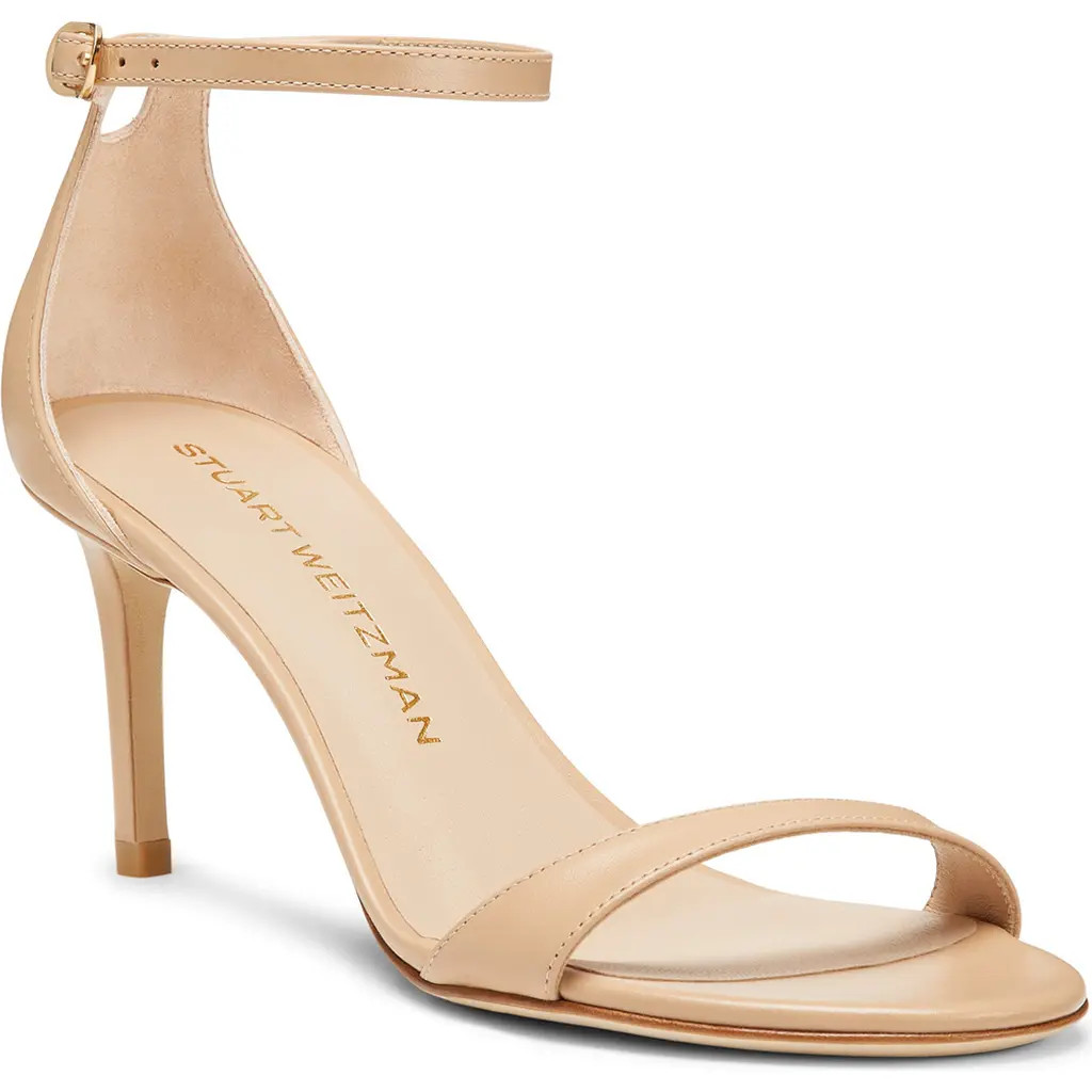 Stuart Weitzman Nudist II 75 Sandal in Adobe at Nordstrom, Size 12 | Nordstrom