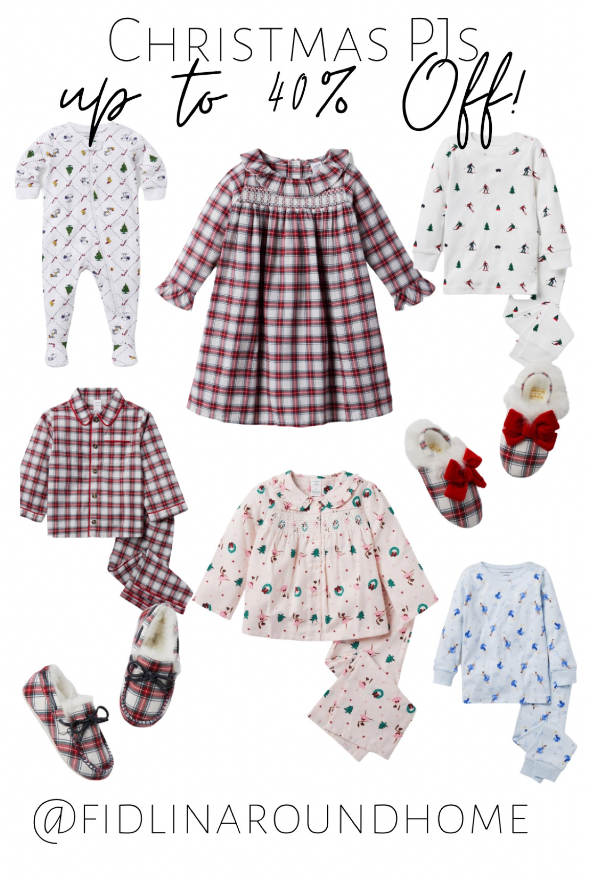 Janie and Jack 30-40% off holiday and Christmas family pajamas! Slippers and moccasins too! Toddler kids baby family matching pajamas 

#LTKkids #LTKfamily #LTKSeasonal
