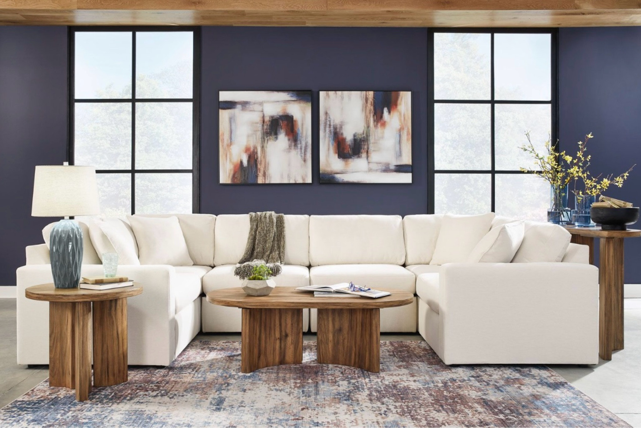 Modmax Oyster 6-Piece Modular Sectional

-Nuvella 2.0 performance fabric is a machine washable, soft, comfortable, and easy to clean
-Fabric is specifically designed to be UV-ray durable and stain-resistance
Protective barrier prevents liquids from penetrating the fabric
-Clean fabric with mild soap and water, let air dry; for stubborn stains, use a solution of 4 oz. bleach to 28 oz. water
Zipper covers for easy machine washing
Oyster color fabric
-Modular pieces can float anywhere; sides are finished 


#LTKHoliday #LTKHome #LTKFamily