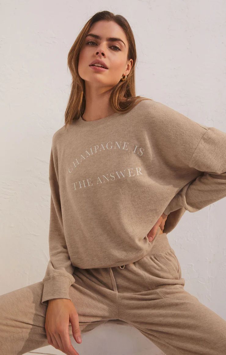 Elle Champagne Sweatshirt | Z Supply