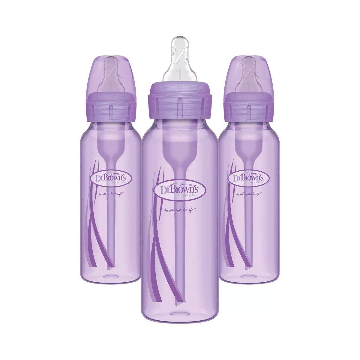 Dr. Brown's 8oz Anti-Colic Options+ Narrow Baby Bottle with Level 1 Slow Flow Nipple - 3pk - 0m+ ... | Target