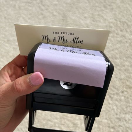 future brides!! There’s a 100% chance this will make your life easier for thank yous / mailing!! It came within a week too. 

#LTKwedding #LTKFind #LTKunder50
