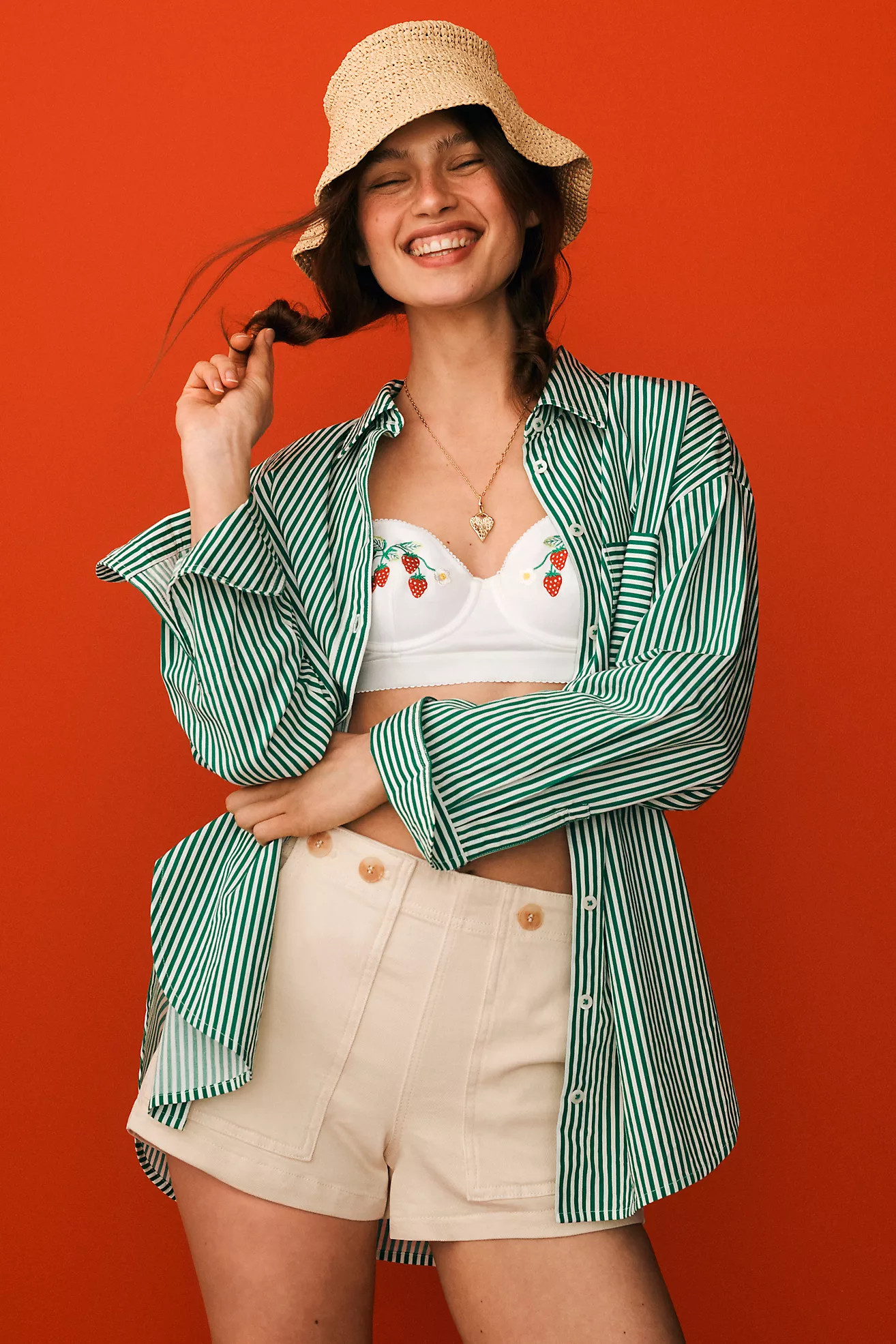 Maeve Long-Sleeve Oversized Buttondown Shirt | Anthropologie (US)