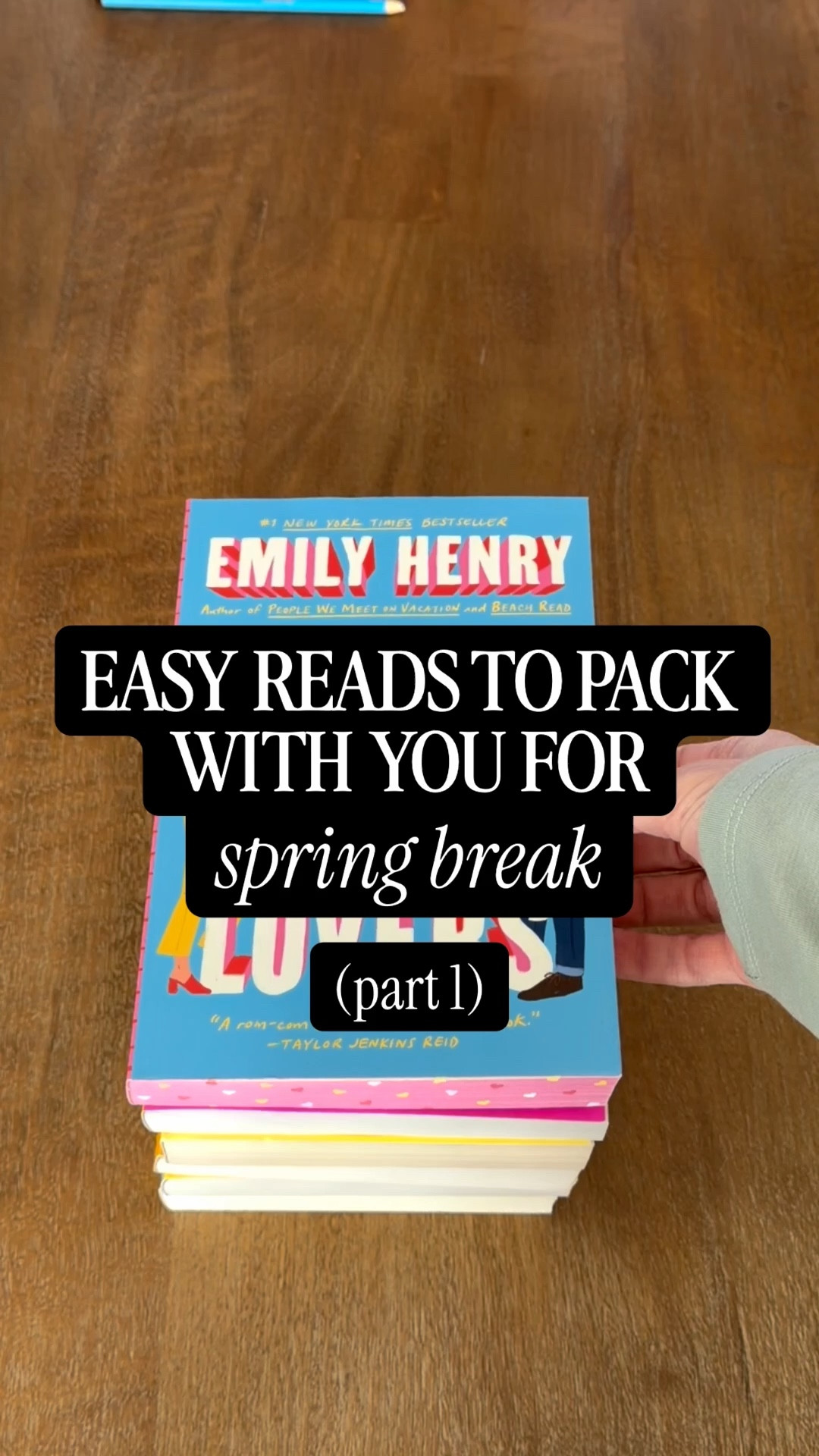 ✨EASY READS TO BRING ON SPRING BREAK (part 1)✨

If you know me then you know I’m a lighthearted book kind of gal! And rom-coms are especially fun for me! Here’s six I’d recommend for easy reading!

1) Book Lovers by @emilyhenrywrites is a classic. I love these play on the tropes here. Emily Henry is the queen of witty banter and she will always be a must read for me! If you’re more of an audiobook person, the queen herself @justjuliawhelan narrates and is 🤌🏻

2) Happy Place by Emily Henry is a top 5 favorite rom-com of mine. I LOVE this book and have read multiple times. Friends to lovers, forced proximity, just one bed? It’s got it all. But truly these characters had me from matching tshirts. 🫶🏻 Julia Whelan narrates this one, too!

3) The Unhoneymooners by @christinalauren was my first read by this author and it did not disappoint! I loved getting to watch sworn enemies Olive and Ethan try to banter their way out of a sticky situation. Preferred the book to the audio on this one!

4) The Seven Year Slip by @heyashposton was nothing that I was expecting and I loved it just the same! This sweet and magical story of Clementine and Iwan had me rooting for these time-traveling characters as their love changed and grew. Loved the audio on this one!

5) Better Than the Movies by @lynnpainterbooks was a nice little surprise for me! I hadn’t realized when I picked it out that it was a young adult book, but somehow Wes and Liz wriggled their way into heart! Maybe it’s the nostalgia of first love, maybe it’s the banter, maybe it’s the little ways Wes shows up for Liz. But no matter this book had a hold on me! Plus a playlist to go with it? Say less! Audio was *chefs kiss* 🤌🏻

6) Part of Your World by @authorabbyjimenez is Abby’s peak performance. A mix of small town romance meets big city, a strong female lead, and a pig for a town mascot? What more could you want? 🙃

BONUS: Every Beautiful Mile by @ashleymanleywrites is an incredibly beautiful story! 5⭐️s

✨SAVE this post for later! Stay tuned for PART 2!
.
.
.
.
.
#bookobsessed #romcombooks #bookrecs #beachread #springbreak 

#LTKTravel #LTKstorytime