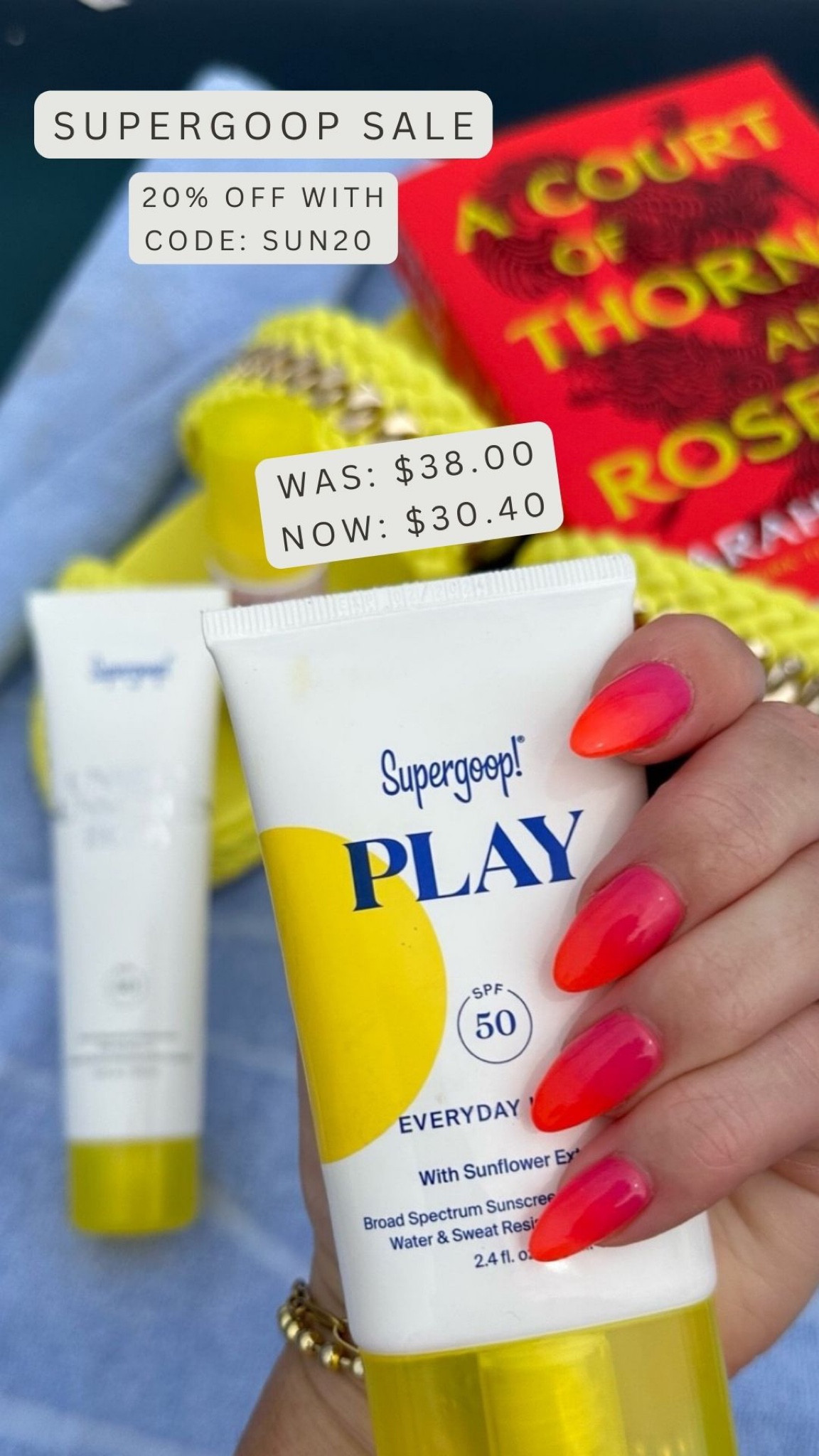 Supergoop sale! 20% off site-wide! Use code: Sun20 

#LTKSale #LTKBacktoSchool