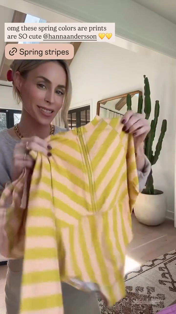 some new spring pieces from hanna andersson 💛🍋 these colors and prints are SO cute.

#LTKWatchNow #LTKStyleTip #LTKSwim