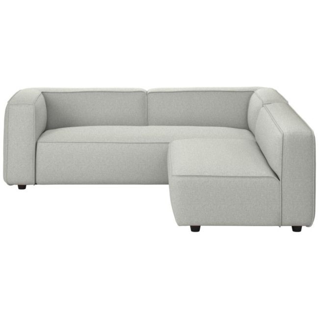 Lenyx Stone 2-Piece Sectional Sunday Smoke | CB2