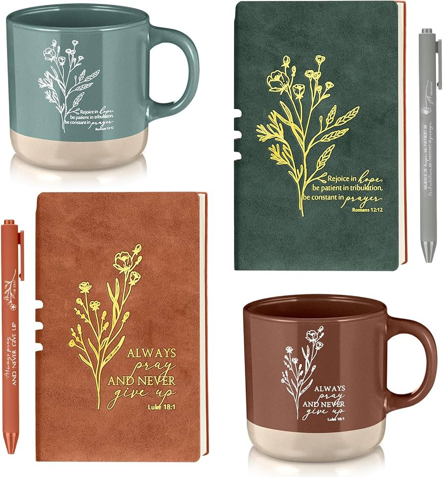 Valentine Christian Church Gifts for Women Men Bulk Christian Coffee Mugs 13 oz Ceramic Bible Ver... | Amazon (US)