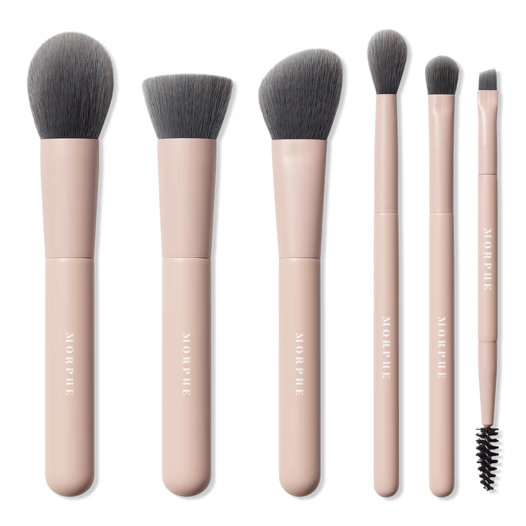 Travel Shaping Essentials Bamboo & Charcoal-Infused Travel Brush Set - Morphe | Ulta Beauty | Ulta