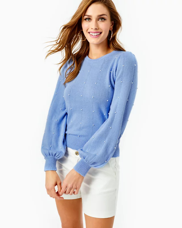 Geraldine Pearl Sweater | Lilly Pulitzer