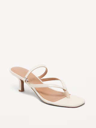 Kitten Heel Thong Sandals | Old Navy (US)