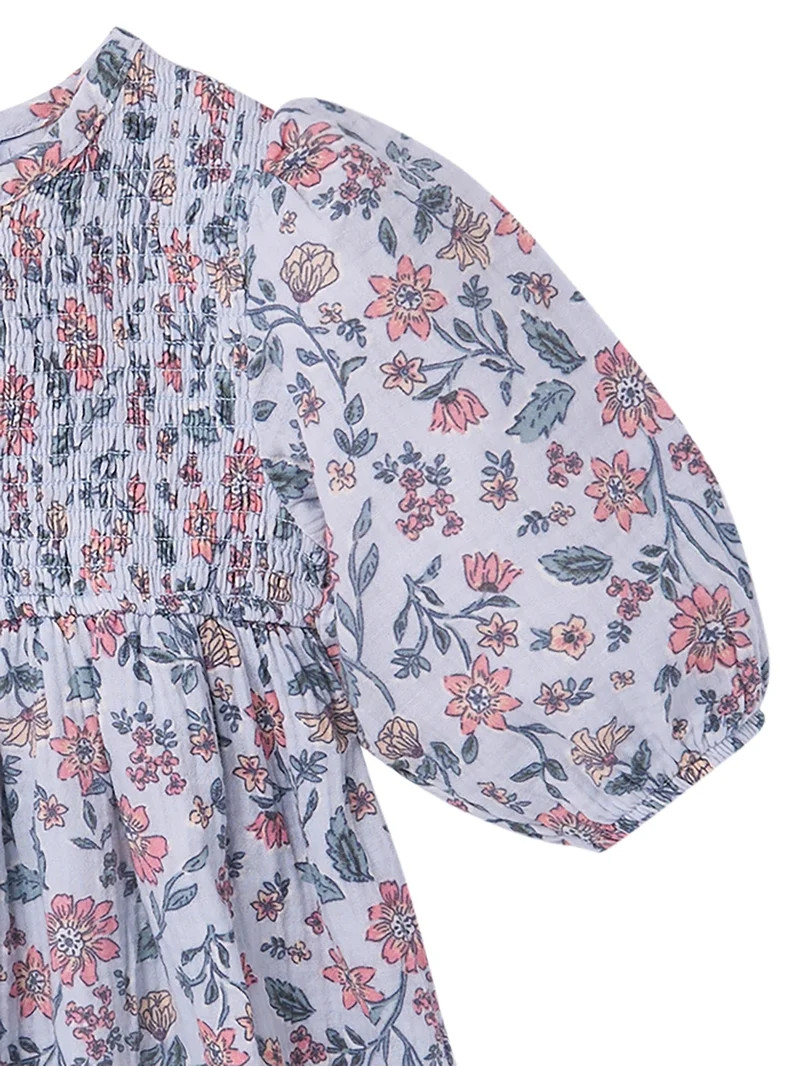 Modern Moments by Gerber Toddler Girl Smocked Dress, Sizes 12 Months - 5T | Walmart (US)
