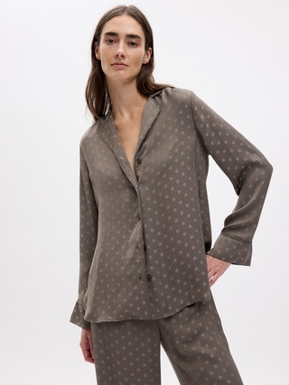 Satin PJ Top | Gap (US)