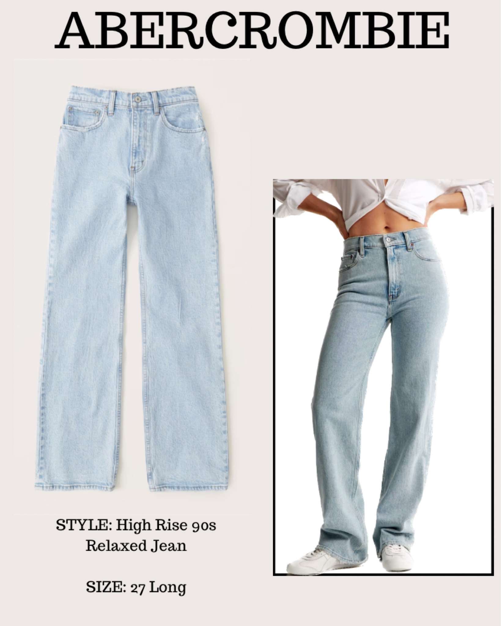 Abercrombie denim sale! Currently 25% off and great for my tall girlies! 

#LTKsalealert #LTKBacktoSchool #LTKSeasonal