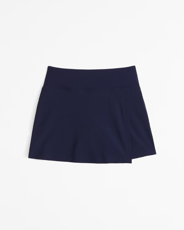 wrap uniform mini skort | Abercrombie & Fitch (US)
