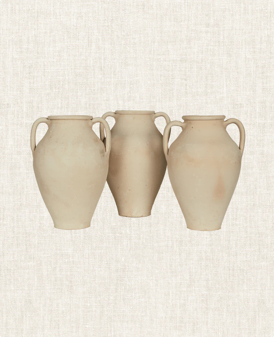 Turkish Avanos Vase - 2 Handle | Olive Ateliers