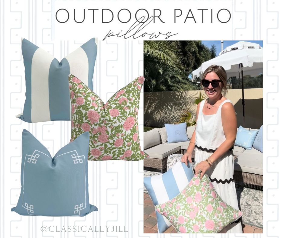 New Outdoor Pillow Covers by Jillien Harbor - my pillow brand. Hope you love these! The dress run... | Amazon (US)