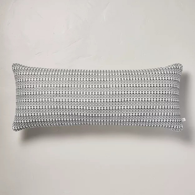 Mini Geo Diamond Indoor/Outdoor Throw Pillow - Hearth & Hand™ with Magnolia | Target