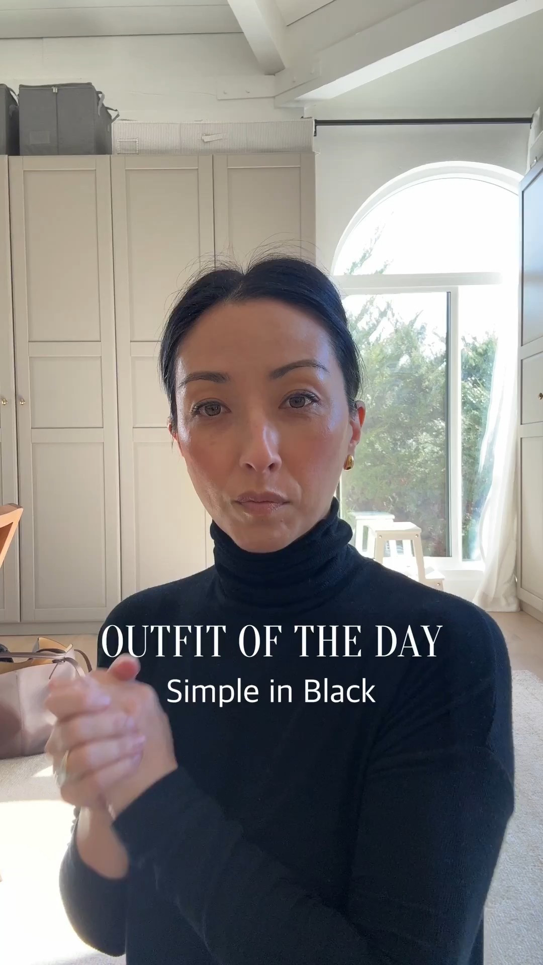 Daily Outfit: Simple in black. The new version of my Mango coat is longer and fits more TTS. I'm wearing the xxs, but for the new version I'd need the xs. New version also hits at the ankle. 

Outfit details

Majestic Filatures turtleneck 1 - linked similar
Aritzia Remy jeans 26, cut hems
Mango coat xxs - new version runs more tts
YSL sunglasses
Amazon sling bag
Steve Madden Dorthea flats boots 6
Madewell Dimes Booties 5.5

Petite style, winter outfit, winter style 

#LTKmomlife #LTKPetite #LTKootd