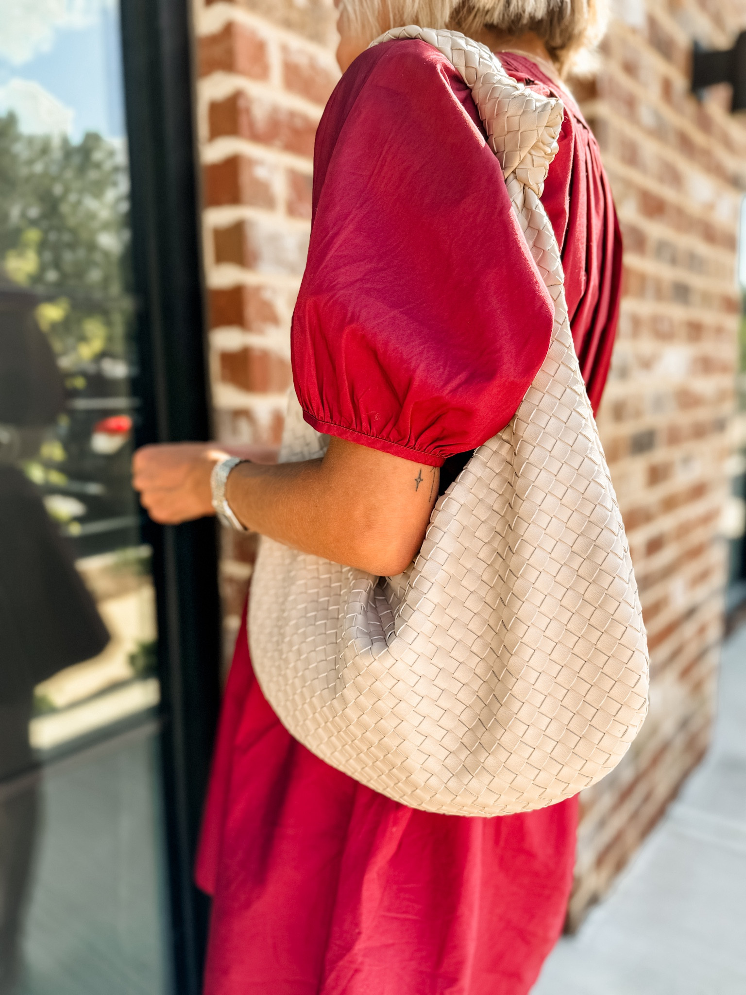 This Anthropologie shoulder bag is the perfect neutral bag for fall! Loverly Grey, fall fashion

#LTKSeasonal #LTKItBag #LTKStyleTip