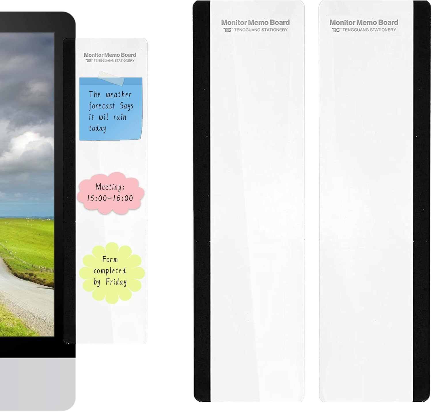 Monitor Memo Board - Multifunction Computer Monitor Memo Board Transparent Monitor Side Panel Cre... | Amazon (US)