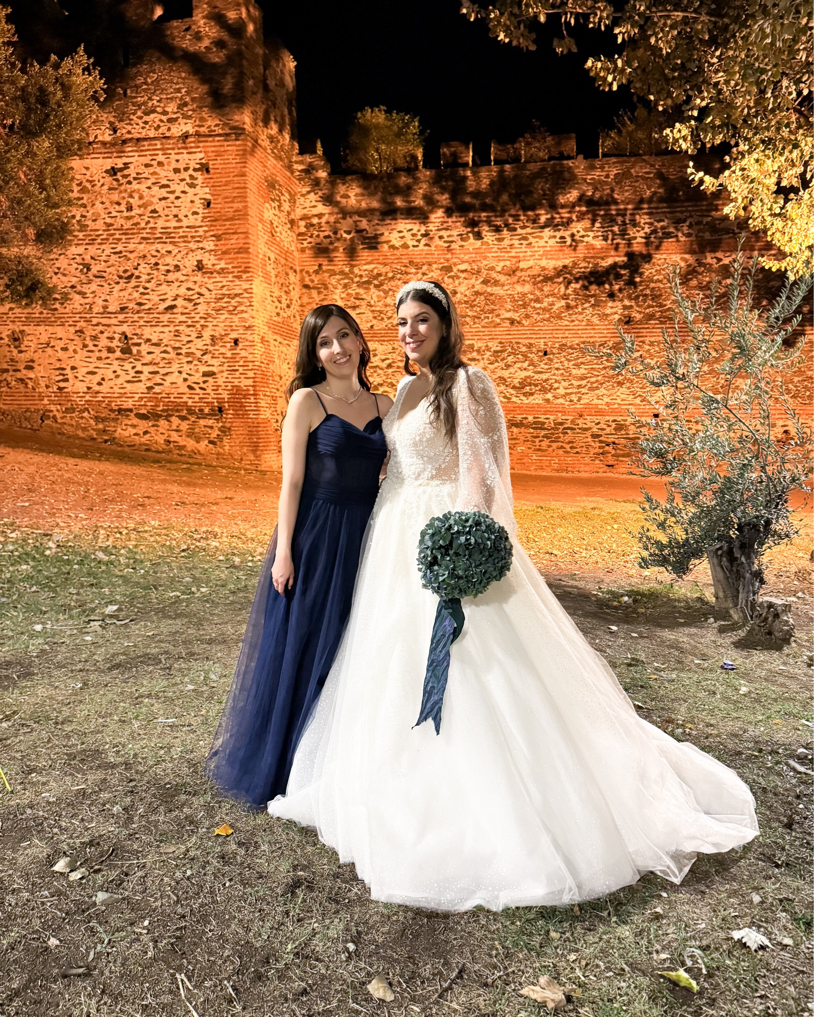 My best friend is officially married!!!

After 21 years of being lucky to call her my best friend and feel like she is my sister we are officially family ❤️ I was her koumbara last Saturday, maid of honour in a Greek Orthodox wedding ☺️ It’s an absolute honour to be next to her and her husband in the ceremony!
The dress we chose together for me to wear was both our favourite from all the dresses I’ve tried. It’s a navy blue floor length tulle dress and it looks great next to hers 🥰 I combined it with silver jewellery and a pair of nude slingback pumps.

#LTKwedding #LTKeurope #LTKpartywear