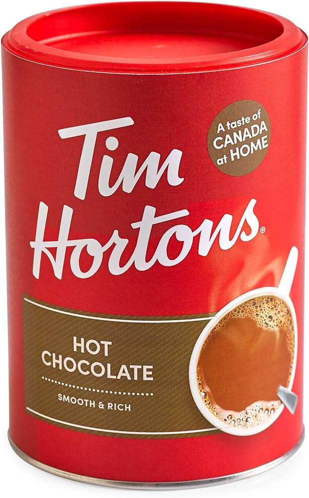 Tim Hortons Hot Chocolate Beverage Mix, Original, 500g Can | Amazon (CA)