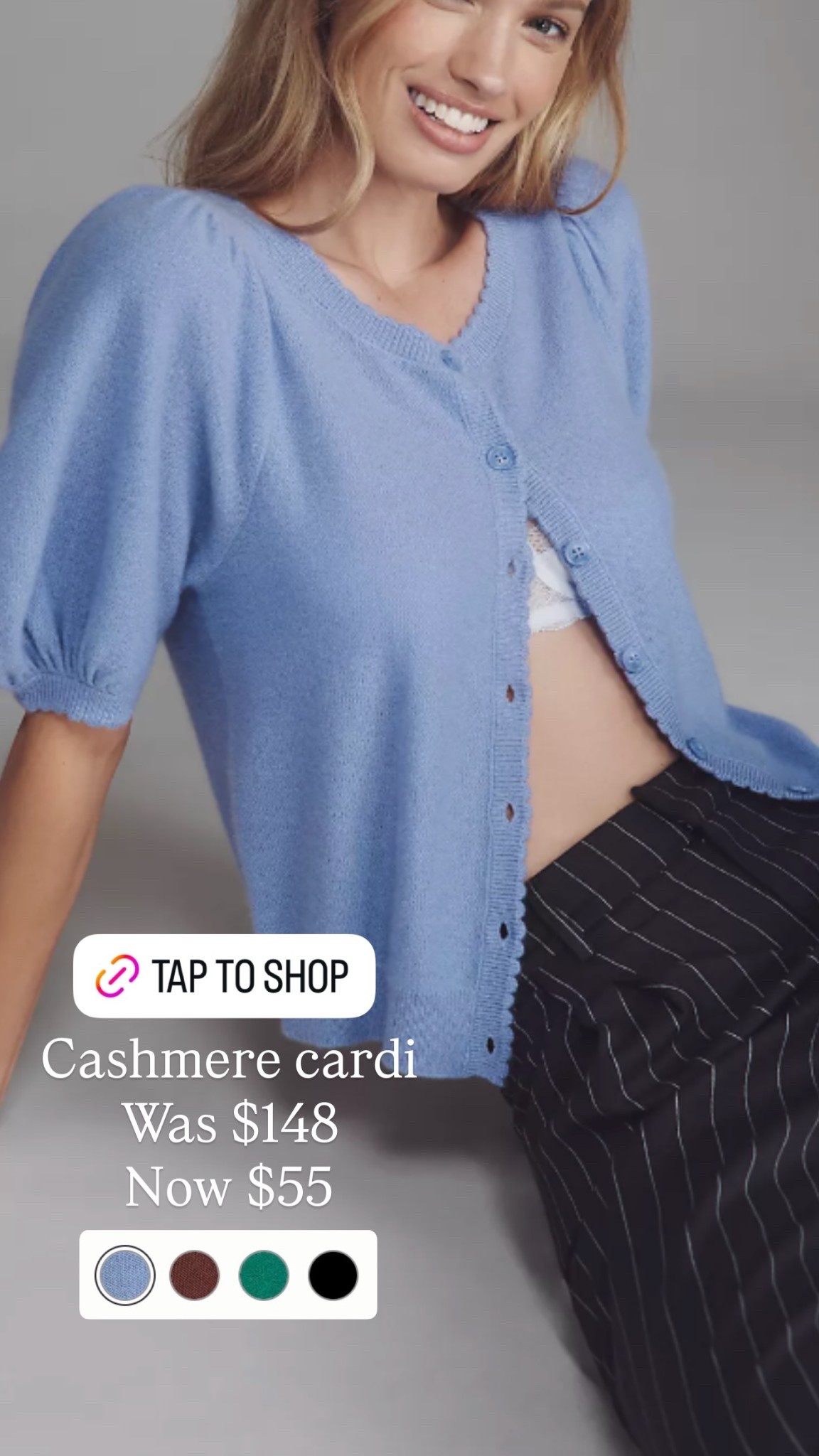 Cashmere cardi 
Was $148
Now $55

#LTKFindsUnder100 #LTKSaleAlert #LTKOver40