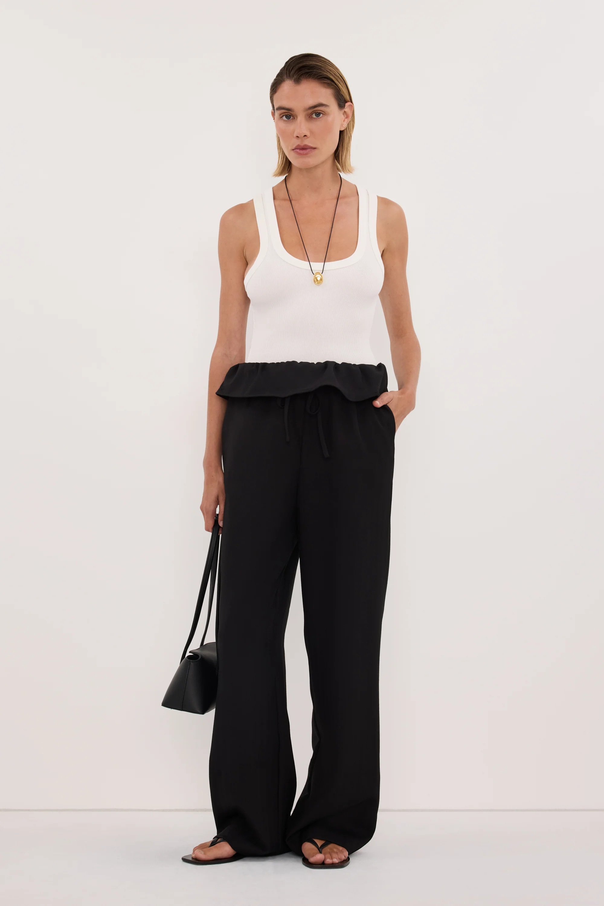 CYRUS BLACK FISHERMAN PANT | DISSH