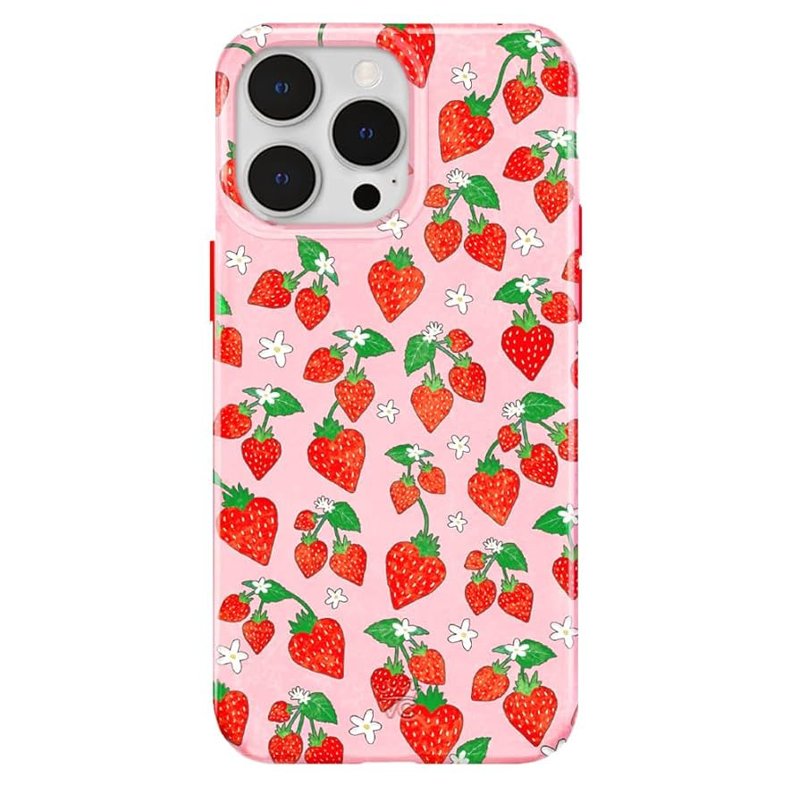 VELVET CAVIAR for iPhone 14 Pro Max Case - Compatible with MagSafe - 10ft Drop Tested - Strawberr... | Amazon (US)
