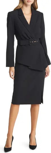 Nested Belted Jacket and Skirt | Nordstrom