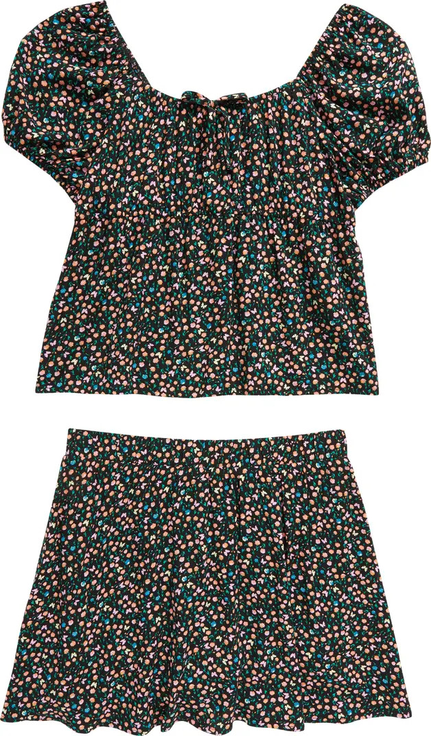 Love, Fire Kids' Floral Top & Shorts Set | Nordstrom | Nordstrom